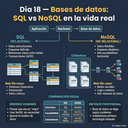 Bases de datos NoSQL vs SQL: Cuándo utilizar cada arquitectura de datos 1 Bases de datos NoSQL vs SQL: Cuándo utilizar cada arquitectura de datos